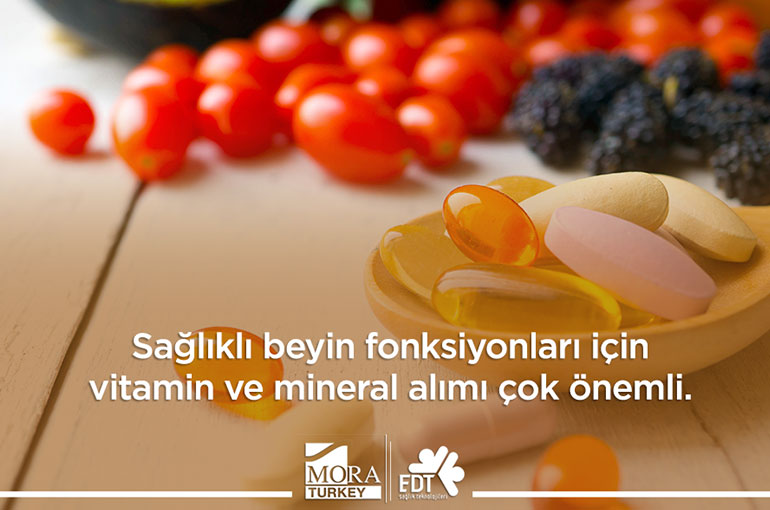 BEYİN SAĞLIĞINIZ İÇİN ÖNEMLİ VİTAMİN, MİNERAL VE NUTRASÖTİKLER NELERDİR?